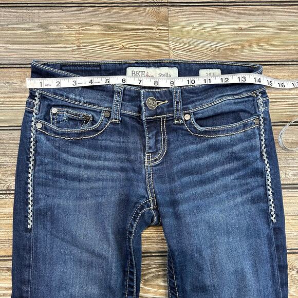 y2k Low Rise BKE Denim Stella Jeans - size 26 long - Picture 6 of 8